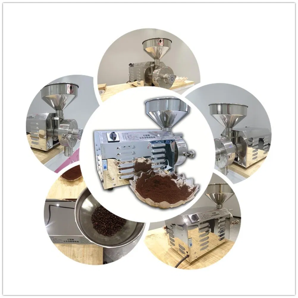 40-60kg/H Industrial Stainless Steel Commercial Coffee/Whole Grains Grinder for Sale