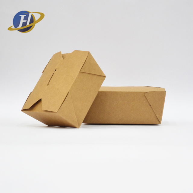 User-Friendly Disposable Paper Food Container: Takeout Lunch Box & Tableware Packaging