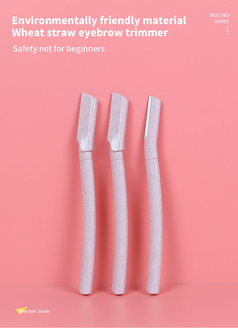 Cosmetics Eyebrow Razor Biodegradable Eco-Friendly Beautiful Fashion