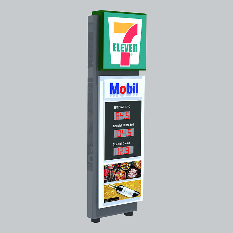 LED Gas Station Price Board Signboard Petrol Station Gas Station Price Signs for Sale