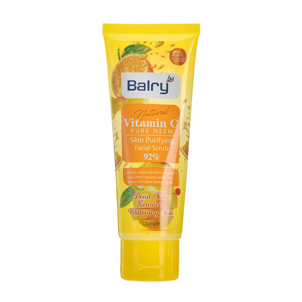 Balry Antioxidant Infused Exfoliator Vitamin C Exfoliating Radiant Skin Facial Scrub