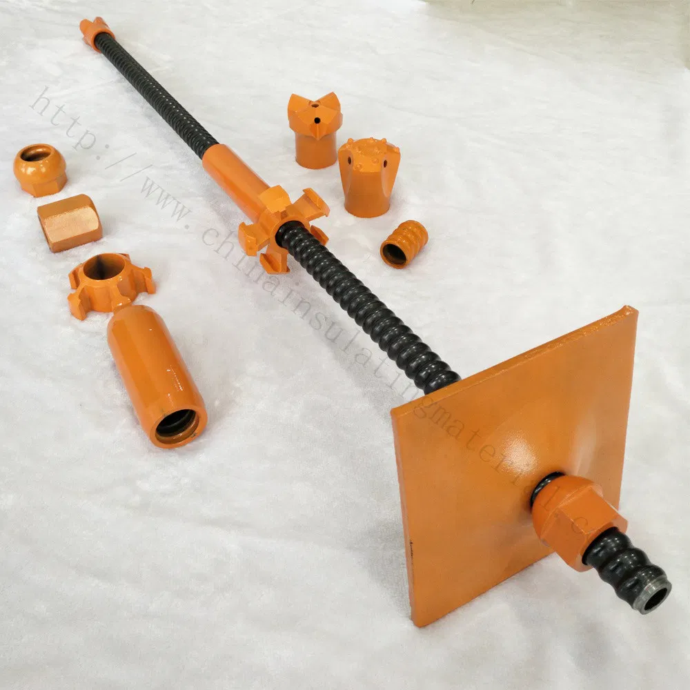 High Strength Fiber Glass FRP Material Threaded Anchor Rock Bolt