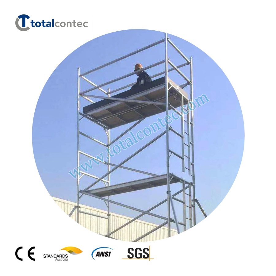TUV Aluminum Scaffolding Platform with Plank/Ladder/Staircase