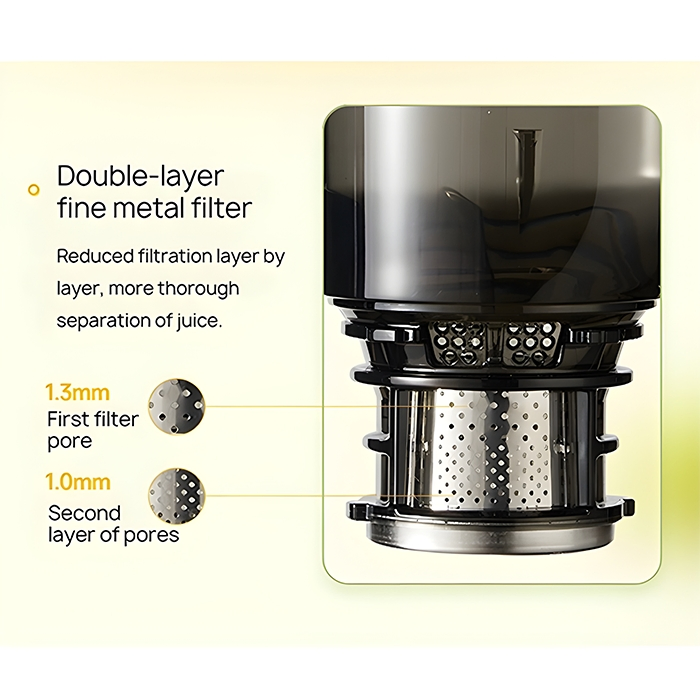 Sj-077 New 120mm Wide Feeding Mouth Slow Juicer Household Electric Fruit Extractor with Whole Fruit Squeeze Cold Press Juicer