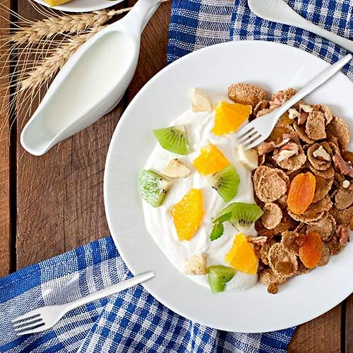 White Plastic PP Folk for Tableware