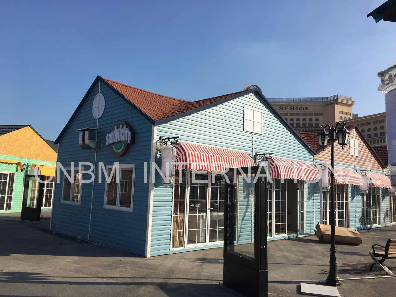 Prefabricated Houses for Outlets Shopping Center