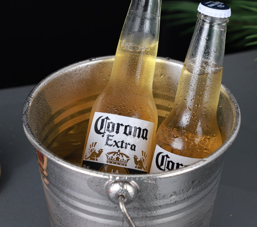 3L Silver Good Quality Insulated Ice Bucket Stainless Steel Ice Buckets