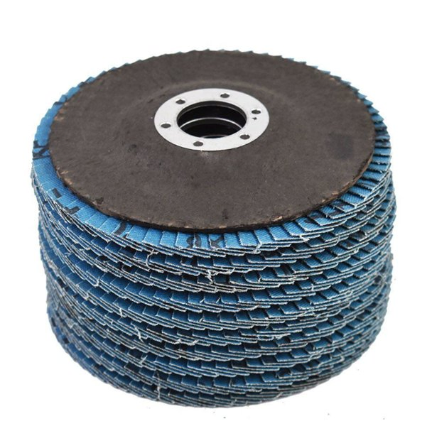 4-1/2" X 5/8"-11 T29 - Angle Face Zirconia Alumina Fiberglass Flap Disc, 40 Grit