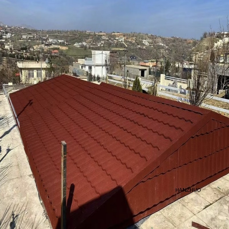 Decorative Stone Coated Steel Roof Sheet for Stylish Home Exteriors