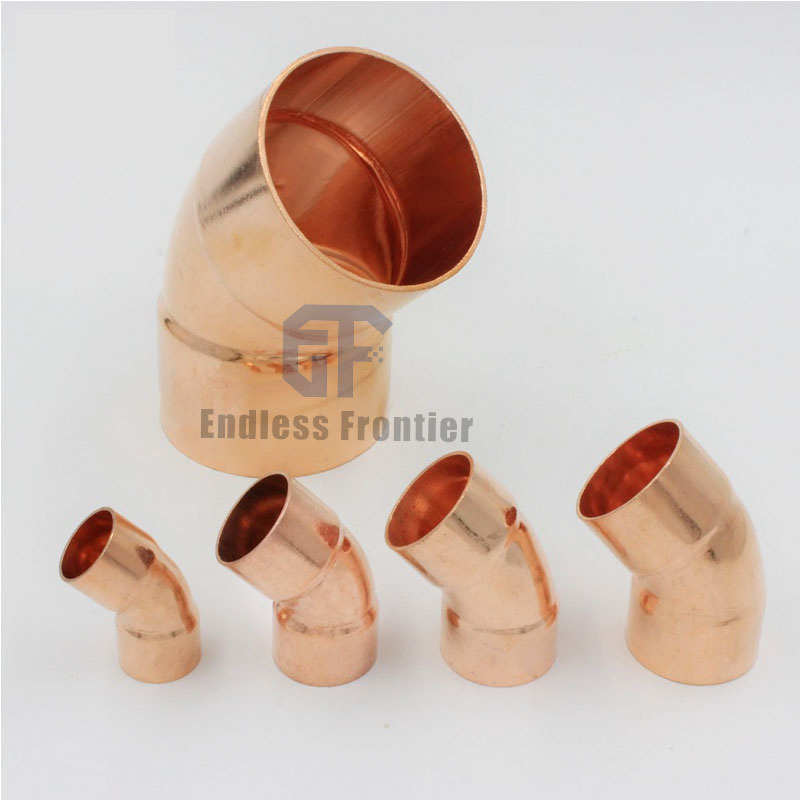 Copper Fittings Thread Elbow Tube Fittings Connector Apply to Different Building Accessories