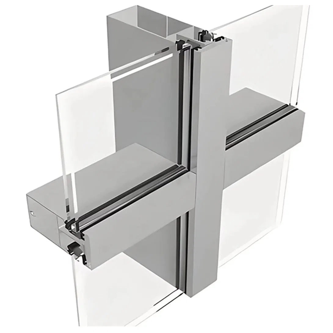Curtain Wall Cladding Exterior Facade Unitized Stick Frame System Design