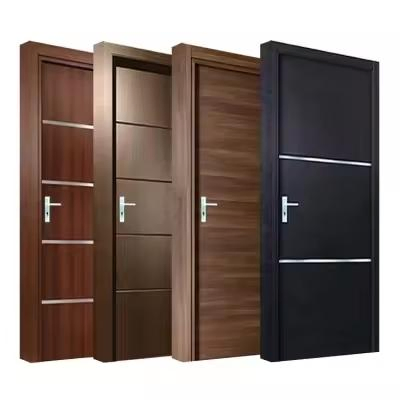 Cbmmart Hot Selling Wood Veneer Flush Swing Casement Wood Doors
