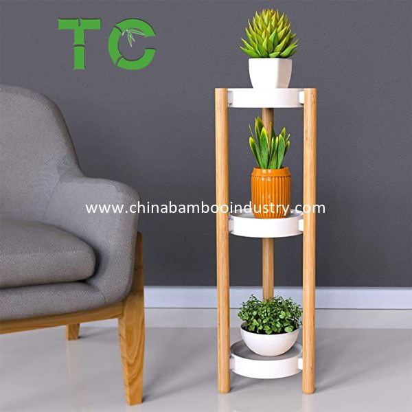 Cheap Price Bamboo Plant Stand Indoor 3 Tier Tall Corner Plant Stand - Flower and Plant Display Rack - Pot Holder Shelf