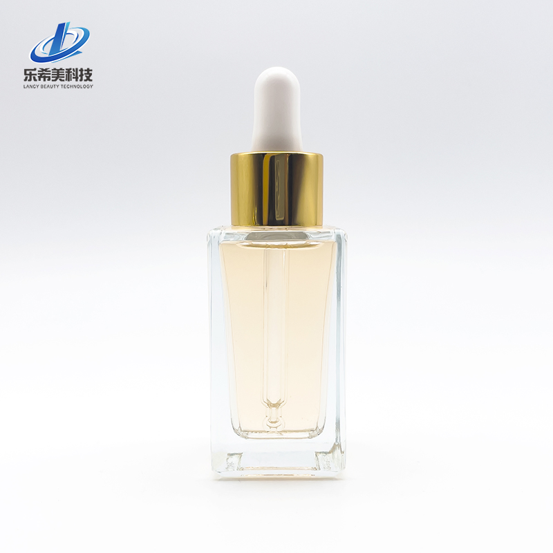 Empty Glass Perfume Bottle Shaped Shape Thread Screw Bottleneck Sealed with Screw Sprayer or Cosmetic Packaging Lotion Pump Dropper Bottle