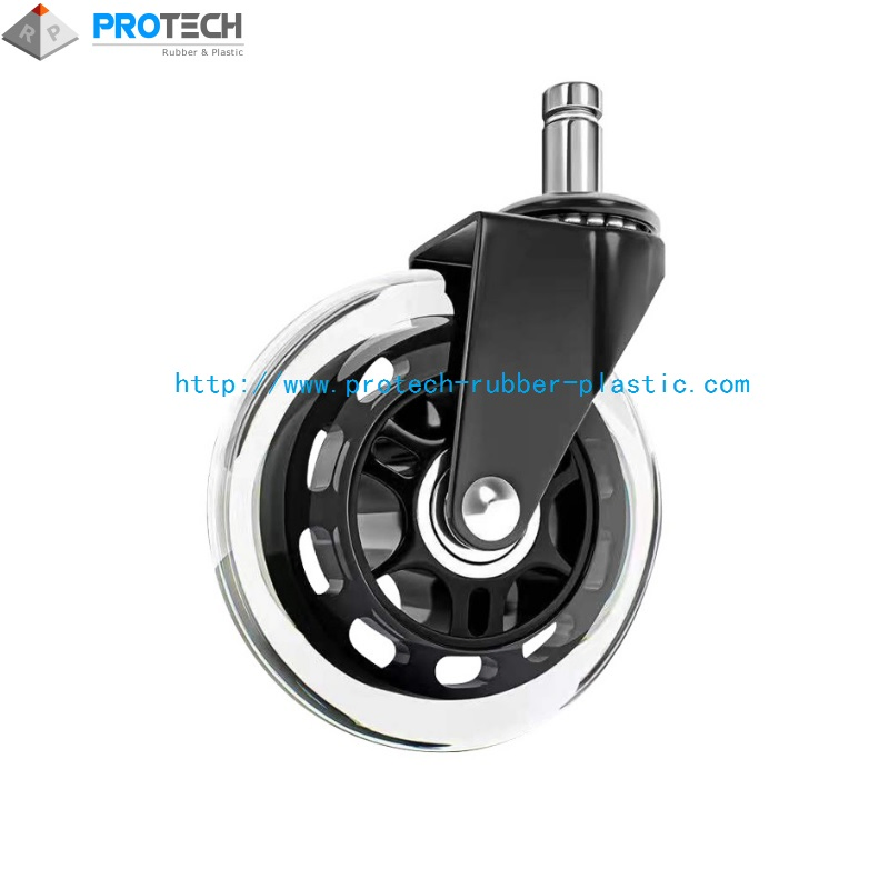 Custom PVC/PU/TPR/TPE Swivel Caster for Furniture Hardware Industry