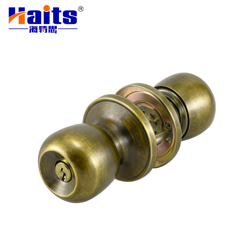 Stainless Steel Door Handle Cylinder Lock Ball Shaped Knob Spherical Door Locks