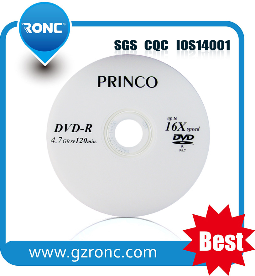 DVD-R 16x 4.7GB для печати, 50 шт.
