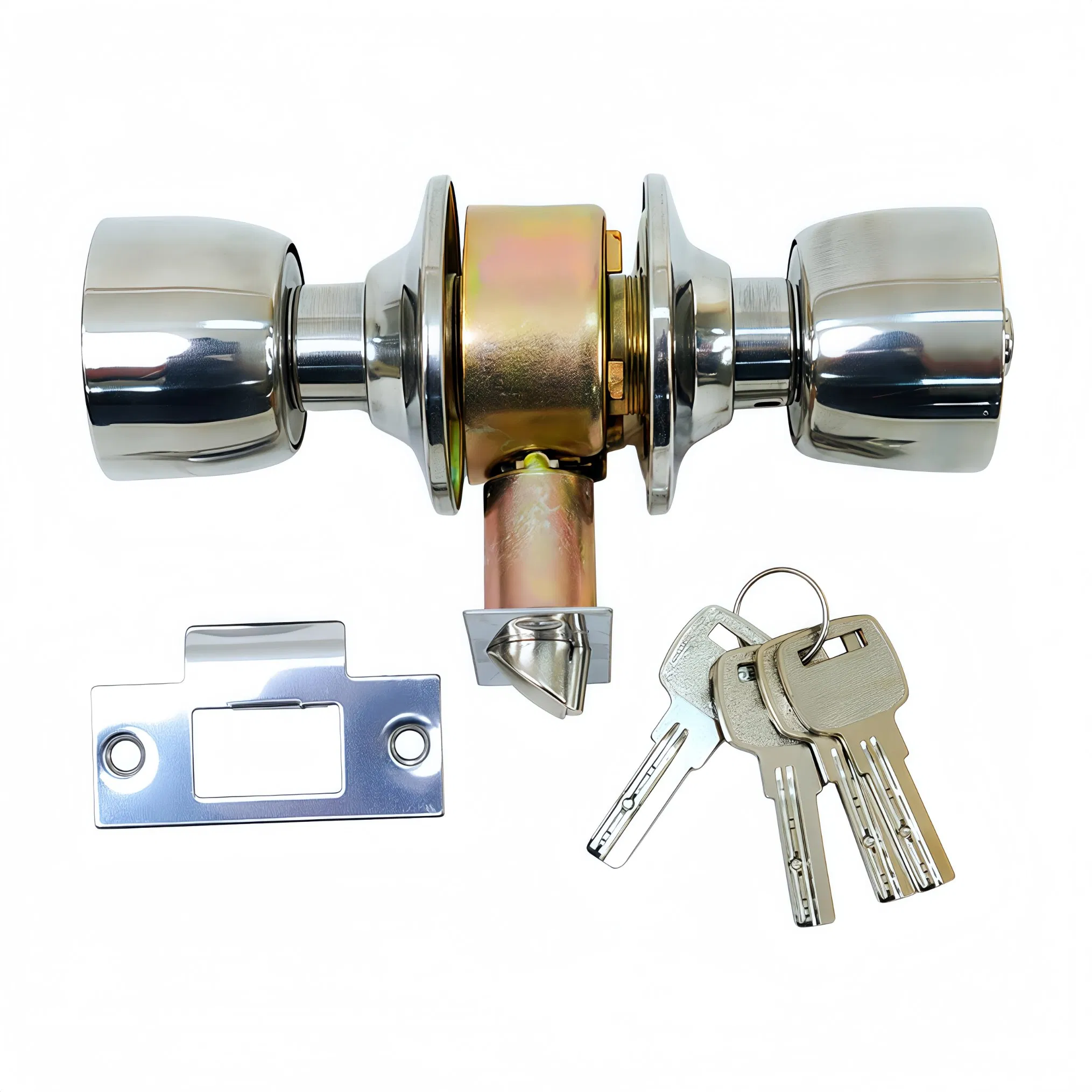 2025 American Hotsale Entrance Bedroom Door Hardware Sp-Et Round Knob Door Lock High Quality Security Door Lock