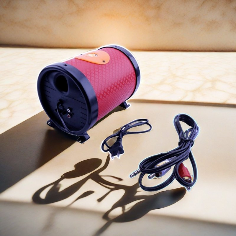 4 Inch Cylindrical 12V Audio Amplifier Multi-Purpose External Speakers