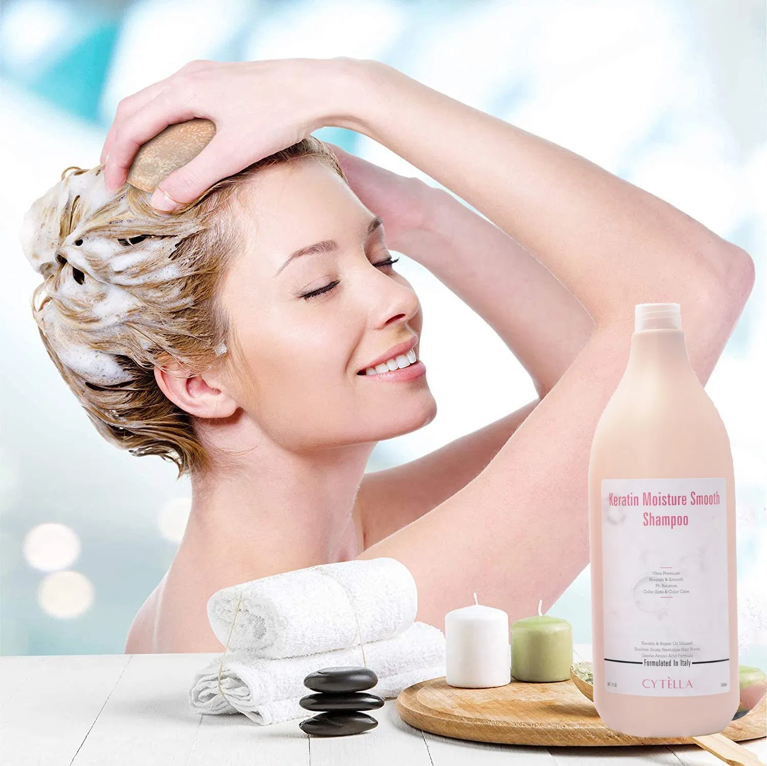 1500ml Keratin Moisture Smooth Shampoo