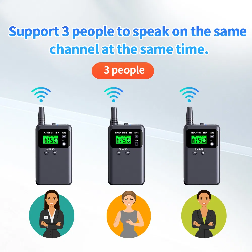 Беспроводная система гида 2.4G для экскурсий и конференций