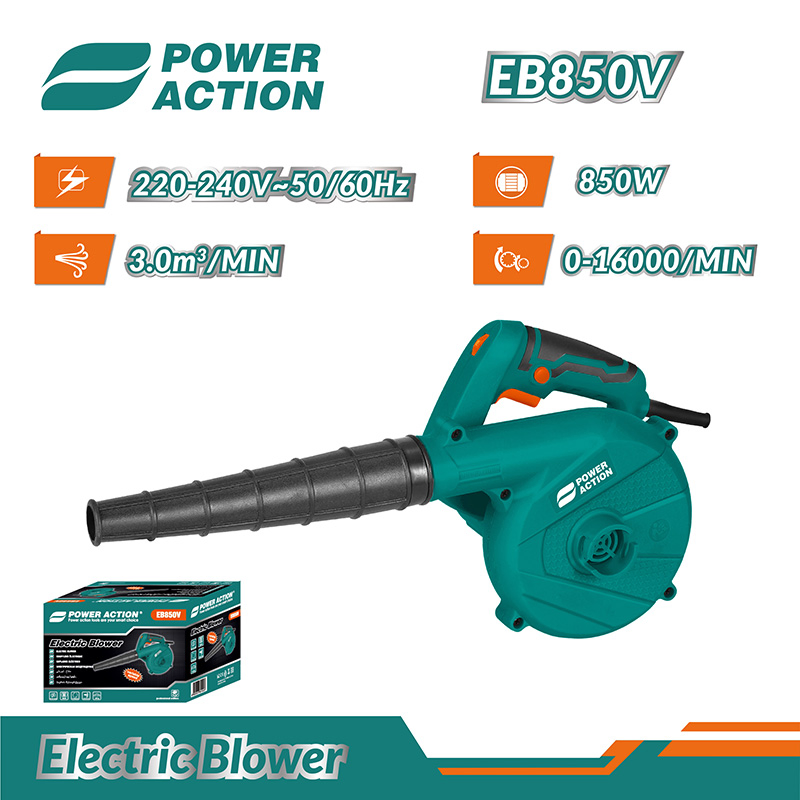 Power Action Electric Portable Small Air Leaf Blower Dust Cleaning Blower