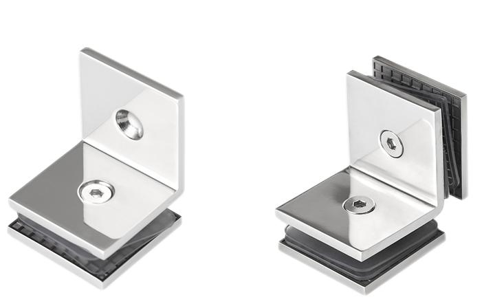 OEM Bathroom Shower Enclosure Hardware Pipe Patch Fitting Heavy Duty Wall-Mount Glass-Mount Pivot Adjustable Fixed-Panel Y-Inline Glass Clamp Glass Hinge