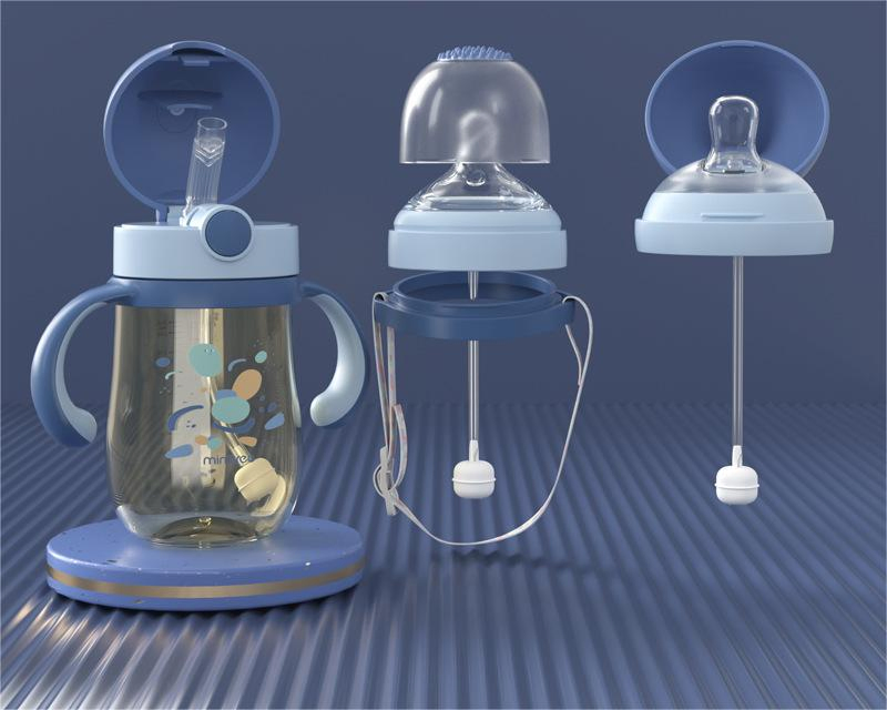 Wholesale Durable and Fall-Proof Children Milk Bottle Multi Head Baby Feeding Bottle