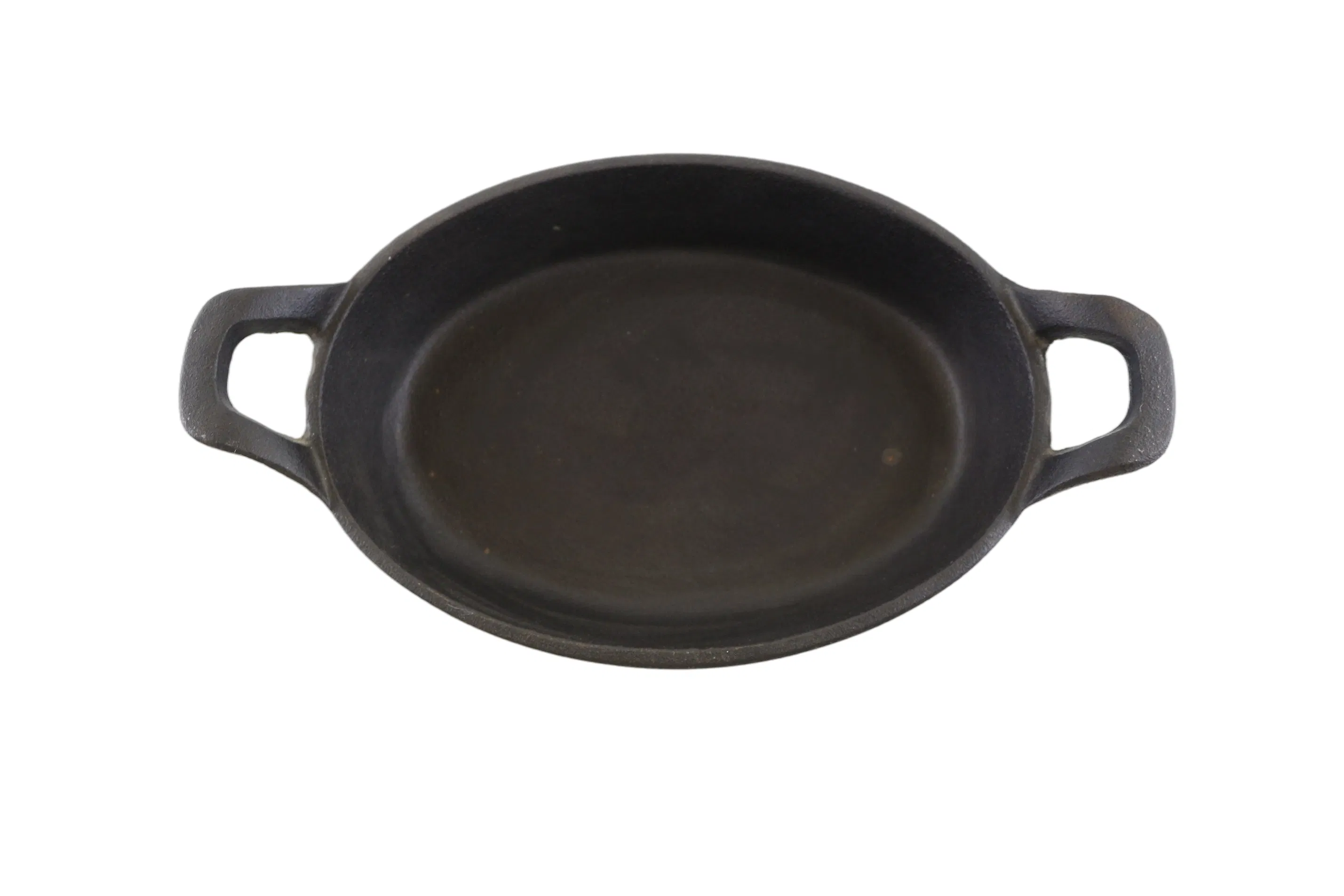 Чугунная сковорода-гриль с двумя ручками