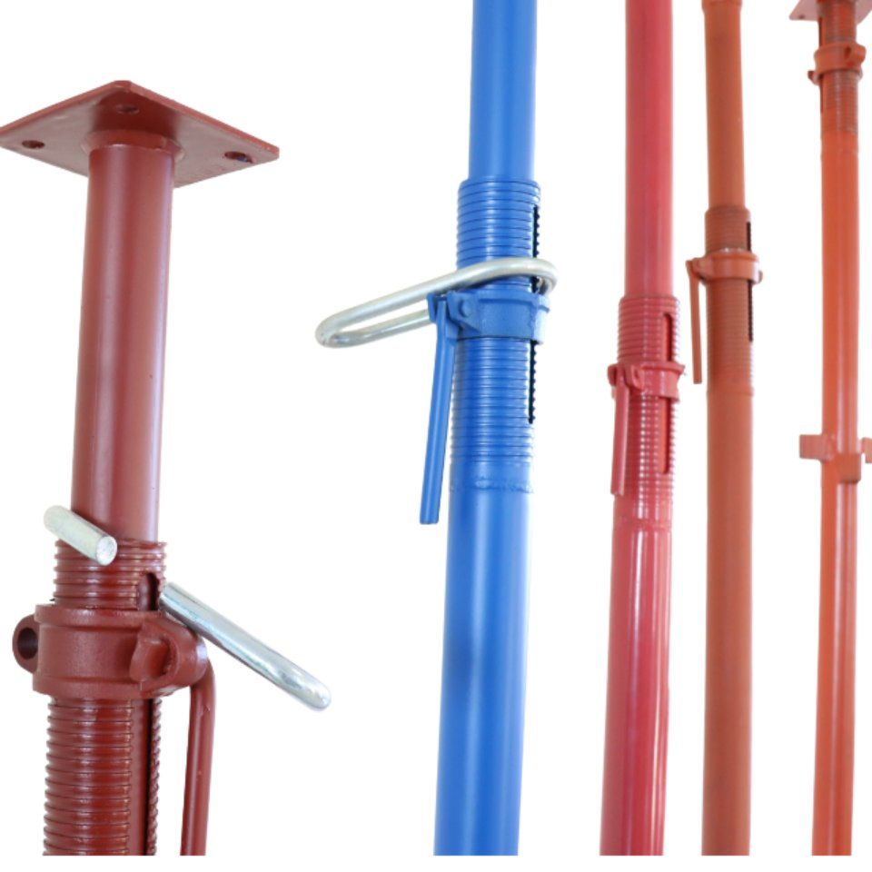 Height Adjustable Light Duty Galvanized Powder Coated Shoring Steel Prop