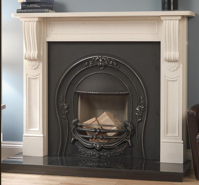 China Wholesale Marble Fireplace Surround Interior Decoration Modern Style Hand Made Carved Marble Fireplace Mantel Design Price