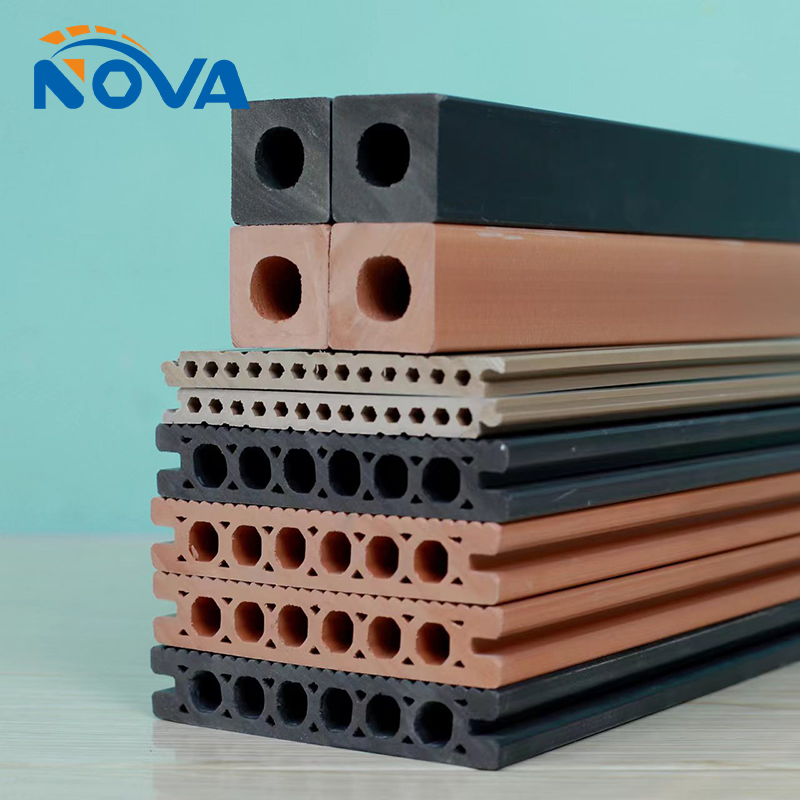 Outdoor Waterproof Wooden Flooring WPC Deck WPC Composite Decking Wood Plastic Solid Floor WPC Wood Decking Outside Floor