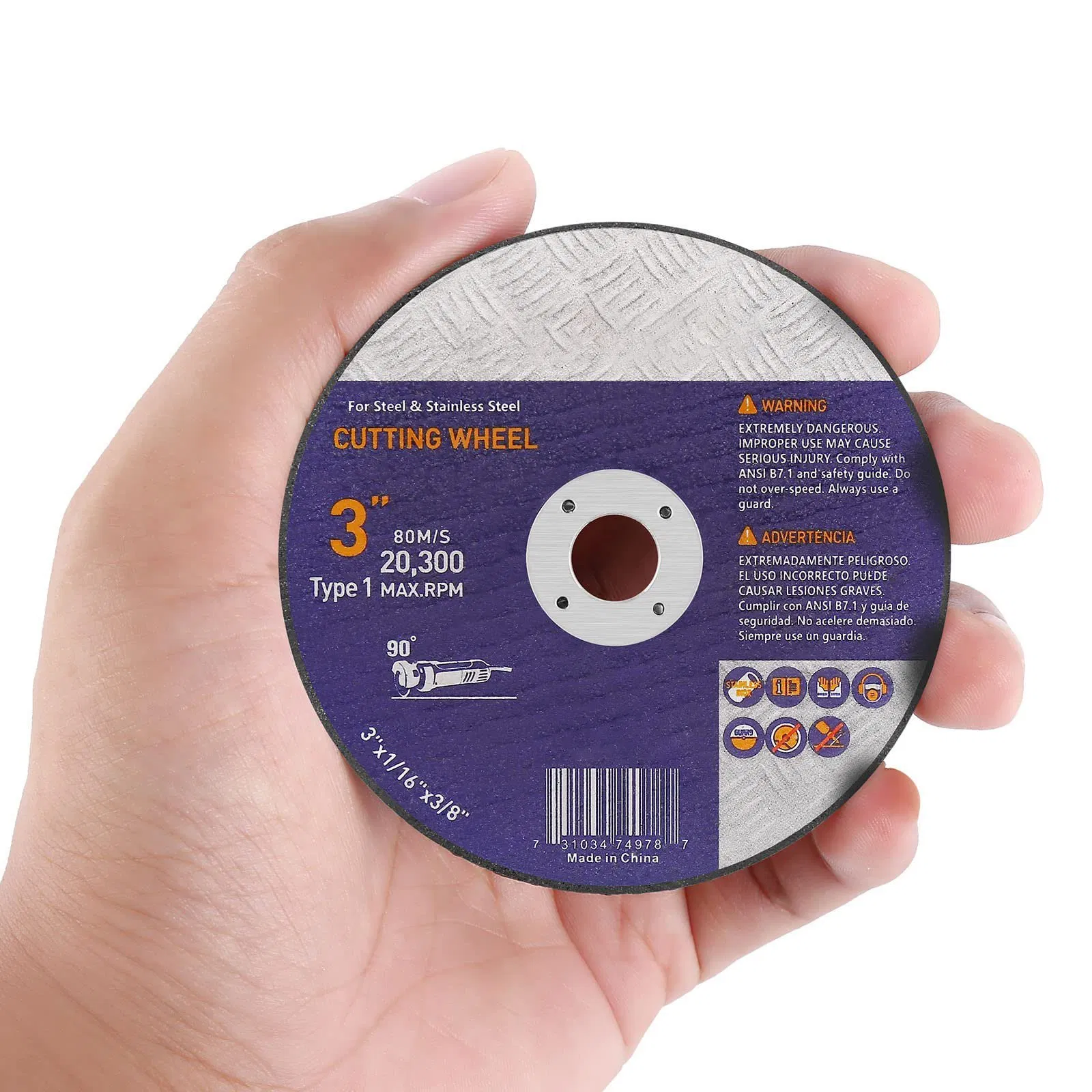 Отрезные круги по металлу и нержавейке 3 дюйма