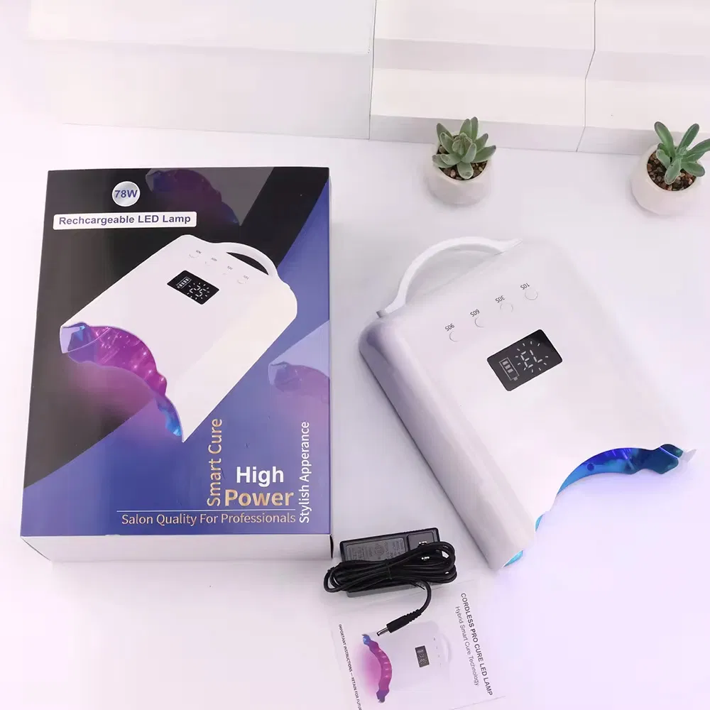 Cordless LED UV Gel Nail Art Lamp Manicure Light Private Label Rechargeable Nail Dryer Machine