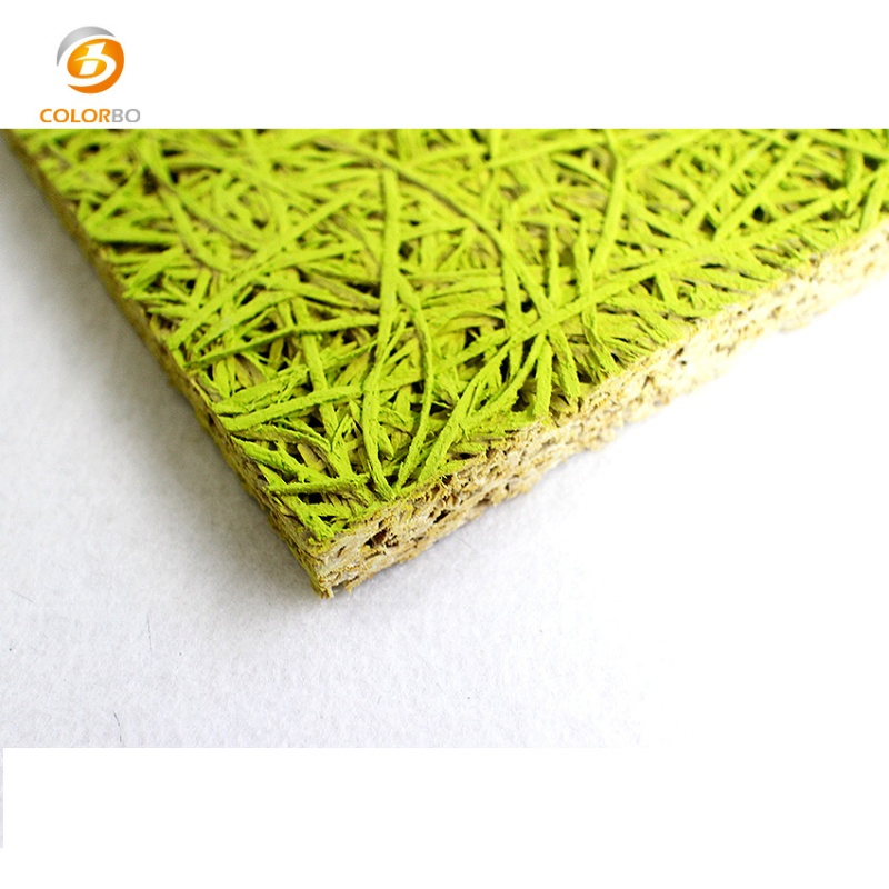 Color Can Choose Kapok Kound Absorbing Wall Tiles with Strong Sound Absorbing Effect