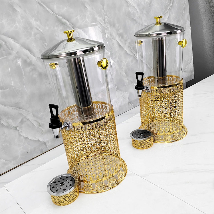 High-Borosilicate Cold Beer Tower Party Water Juice Wine Economic Stainless Steel Beverage Dispenser