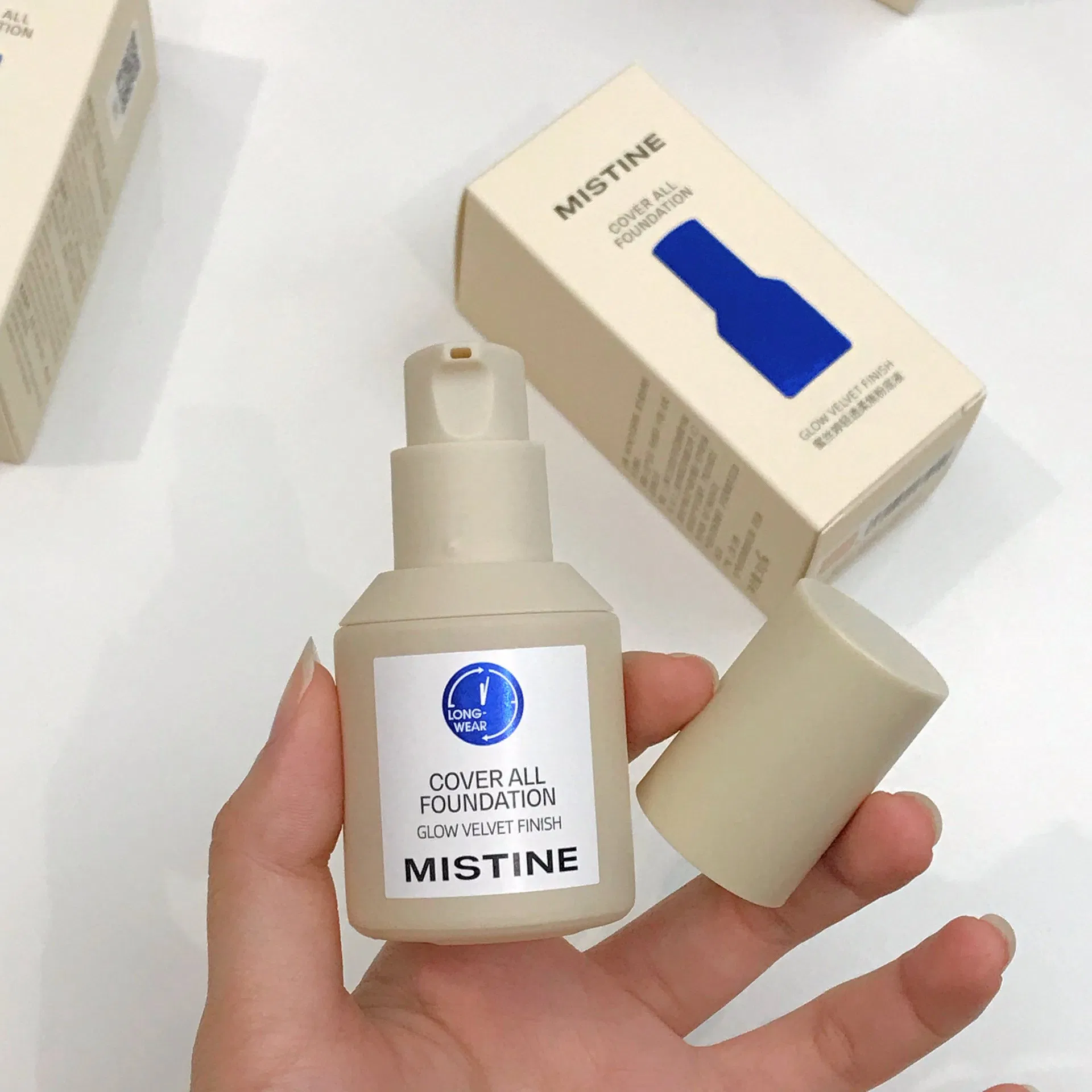 Thailand's Little Blue Shield Foundation Concealer Moisturizing Oil Streaming Mixed Oil Skin Nourishing Foundation