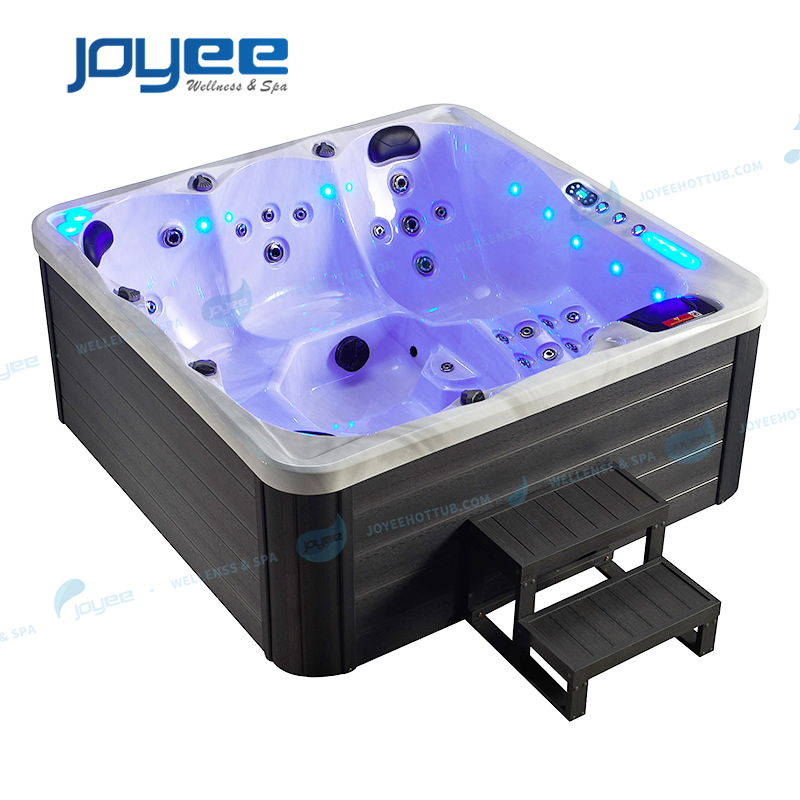 Joyee 6-Person Party Hot Tub Hydro Massage Tub Jacuzzier