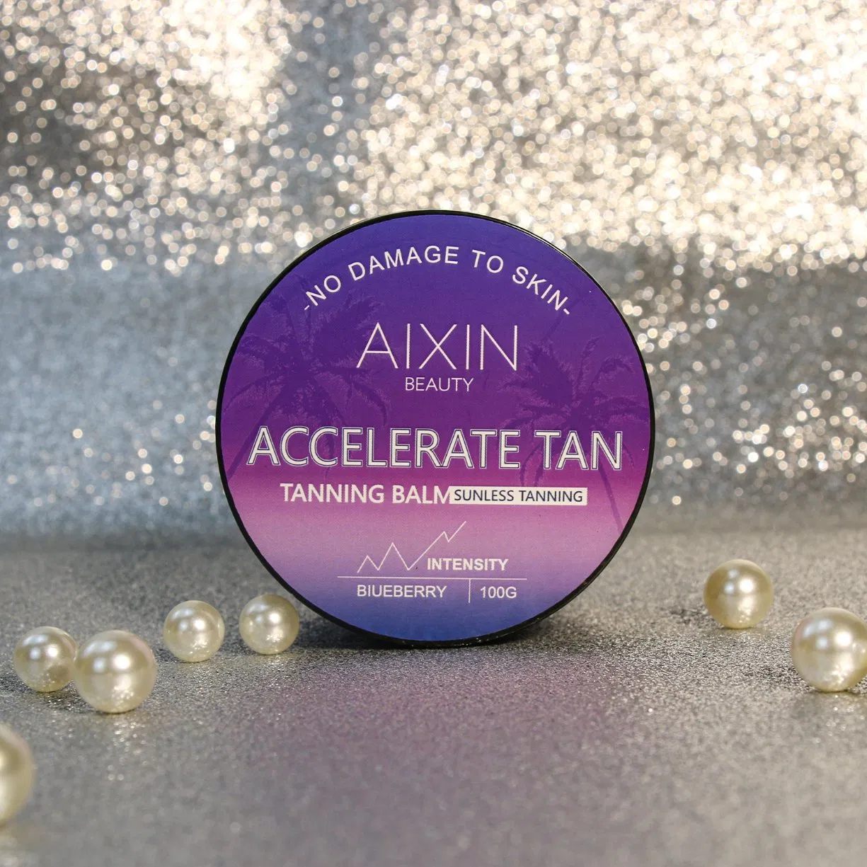 Beauty Skin Care Product Accelerate Tan Dark Blueberry Solarium Tanning