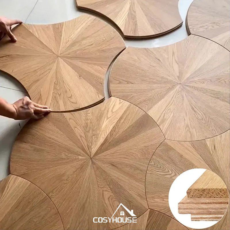 2026 Latest Design Modern Engineered Solid Wood Timber Flooring Board Parquet Wood Floor for House Parquet Walnut Flooring