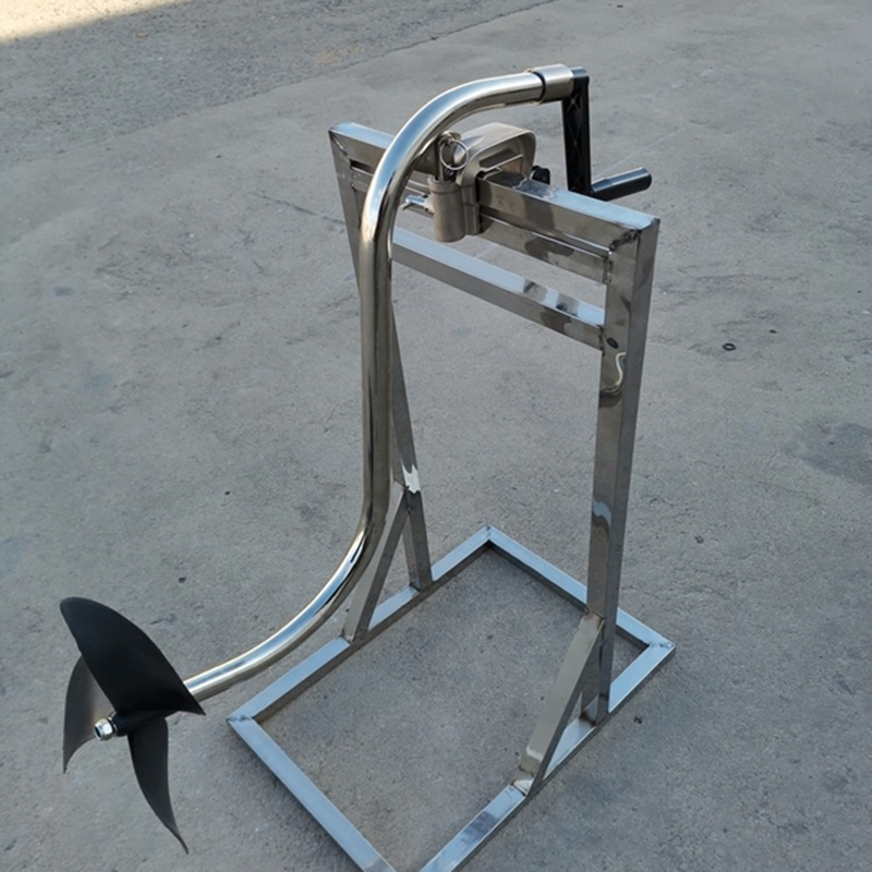 Hand Operated Boat Propeller Stainless Steel Portable Manual Boat Motor Propellers Wyz19059