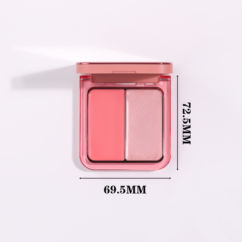 New N&D Luminous Blush Cream with Glowing Highlighter for Radiance