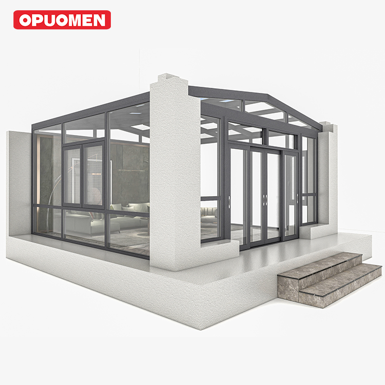 European Style OEM Winter Garden Free Standing Sunrooms 4 Season Sunnyjoy Sunroom