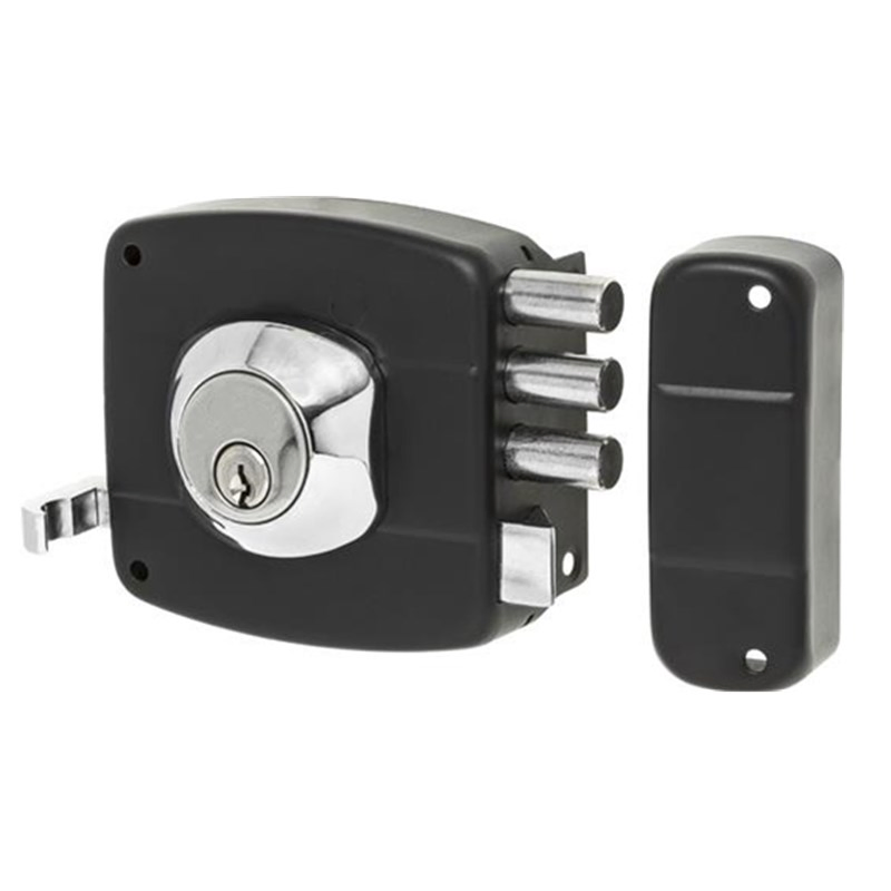 Door Lock Hardware Security Night Latch Anti-Thief Door Rim Lock
