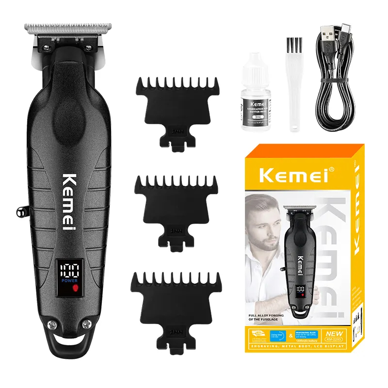 Kemei New Design Hair Cutter Machine Best Brand Km-2293 Fast Charging Barber Machine Blades Hair Cutter