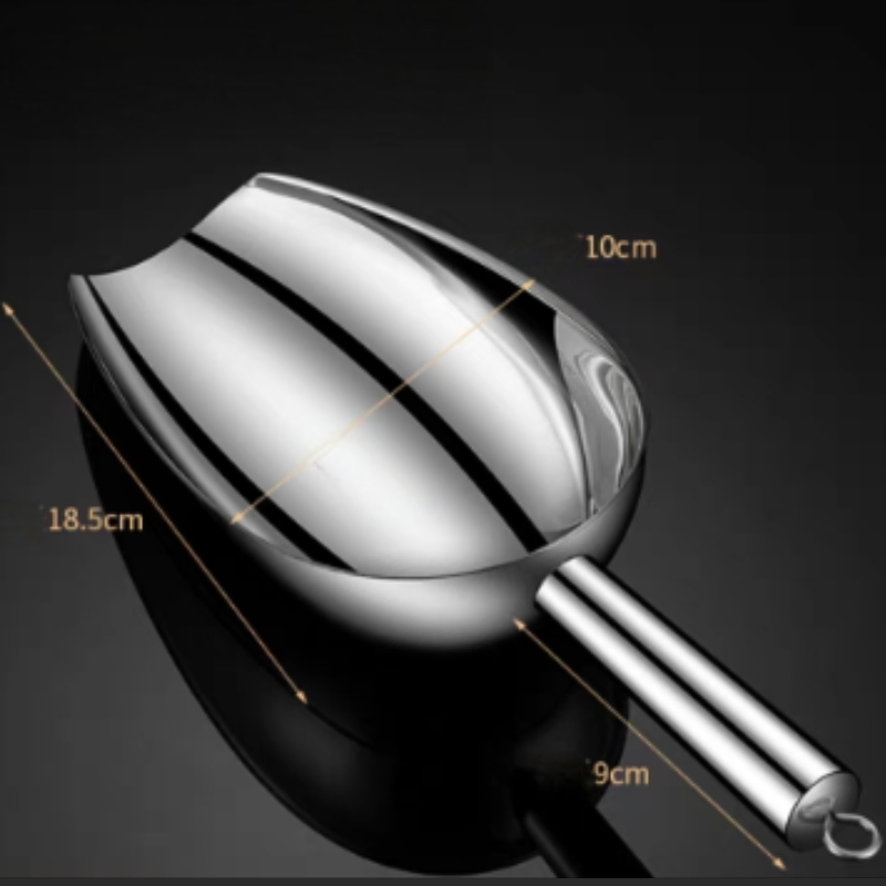 Hot Sale Multi-Functional Stainless Steel Sampler Shovel Concrete Metal Round Scoop Shovel