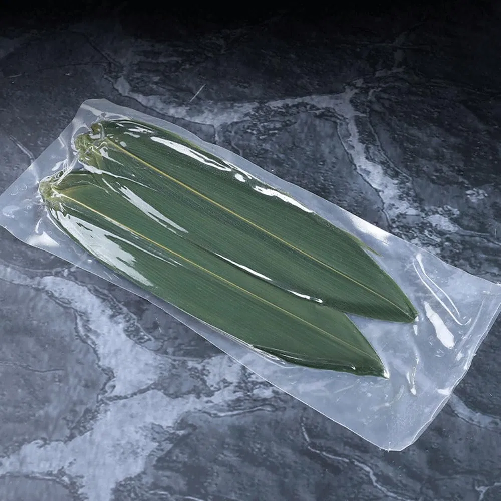 12 Inch Bamboo Leaves Sushi Decoration Bamboo Leaf for Cooking Sushi Banana Leaf