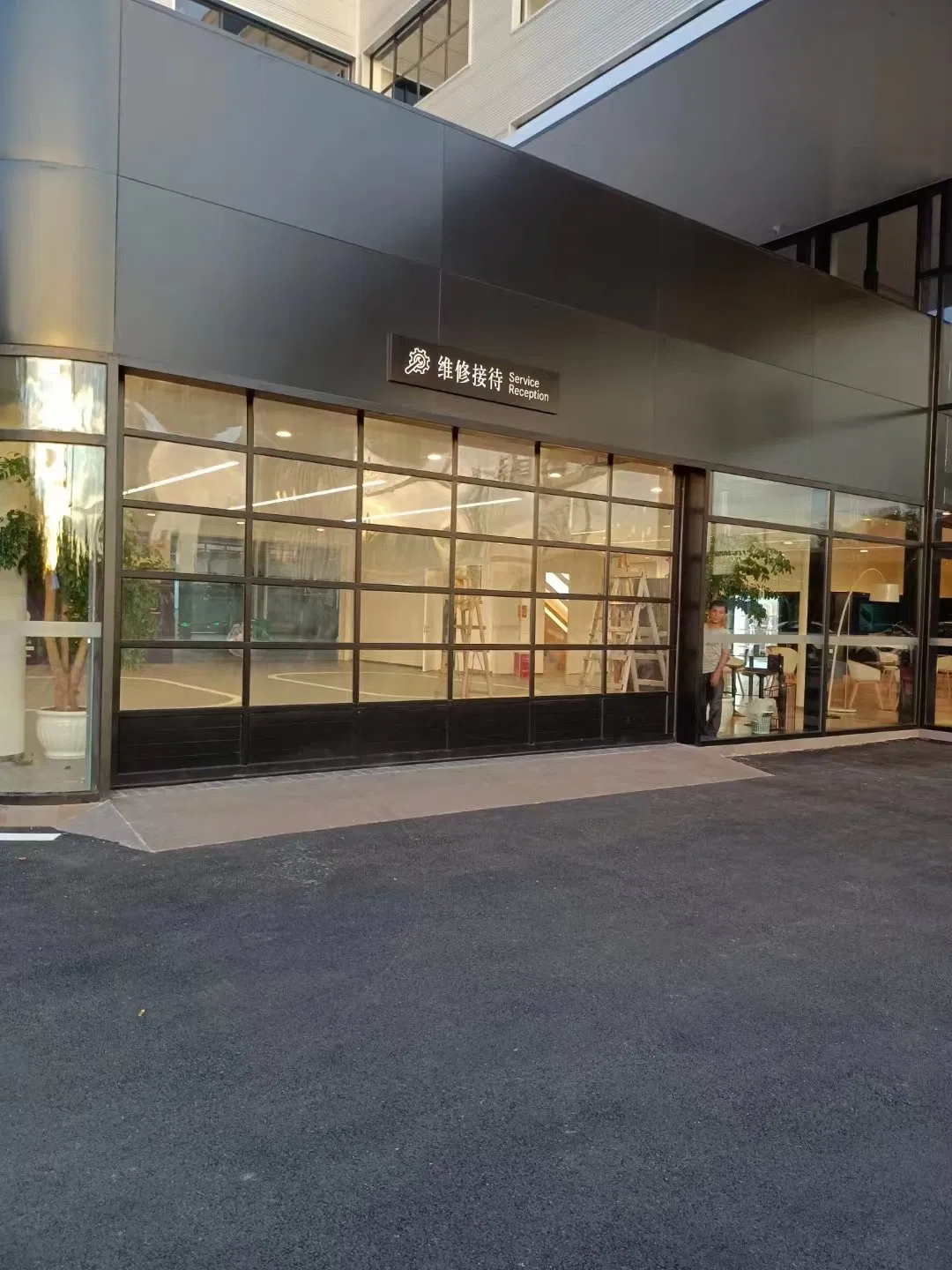 High-Quality Electric Glass Garage Doors with Safety Infrared Sensors for Homes