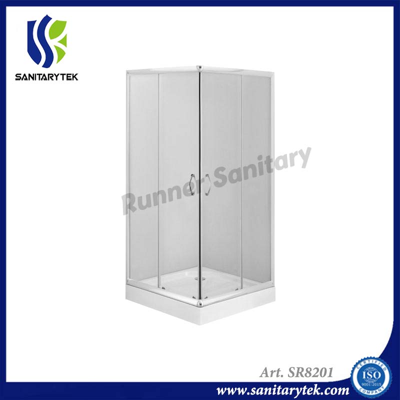 Square Shower Enclosure & Shower Enclosures with Tray (SR8201)