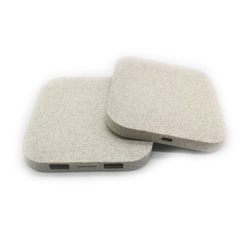 Беспроводная зарядка с двумя USB, в форме соломинки